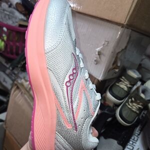 Saucony Silver and Pink Women's Shoes